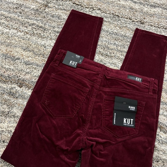 KUT From The Kloth Diana Skinny Jeans Sz 2 | KUT Diana Corduroy Skinny Jeans NWT - Picture 9 of 15